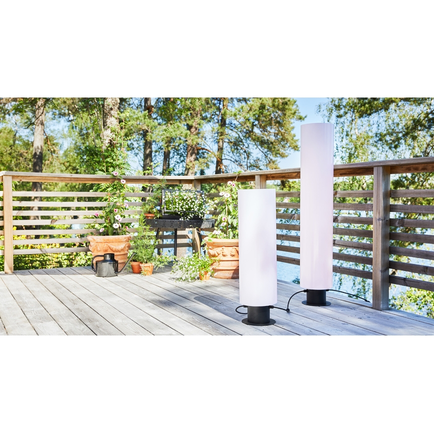 Markslöjd 107985 - LED vanjska svjetiljka GARDEN24 LED/12W/24V 70 cm IP44 crna