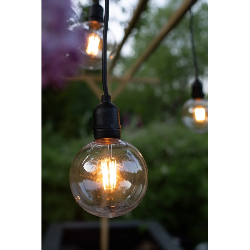 Markslöjd 107989 - LED vanjska viseća svjetiljka GARDEN24 LED/2,86W/24V IP44 crna/prozirna