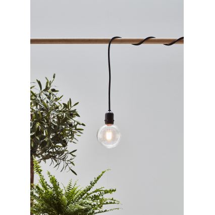 Markslöjd 107989 - LED vanjska viseća svjetiljka GARDEN24 LED/2,86W/24V IP44 crna/prozirna