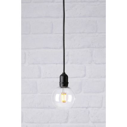 Markslöjd 107989 - LED vanjska viseća svjetiljka GARDEN24 LED/2,86W/24V IP44 crna/prozirna