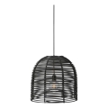 Markslöjd 107990 - LED Vanjska viseća svjetiljka GARDEN24 LED/2,86W/24V IP44 ratan/crna