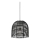 Markslöjd 107990 - LED Vanjska viseća svjetiljka GARDEN24 LED/2,86W/24V IP44 ratan/crna