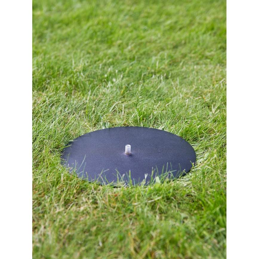 Markslöjd 107996 - Montažna baza GARDEN24, promjer 25 cm, crna