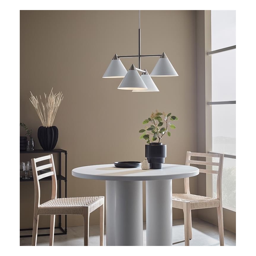 Markslöjd 108077 - Luster na sajli KLINT 4xE14/40W/230V bijela