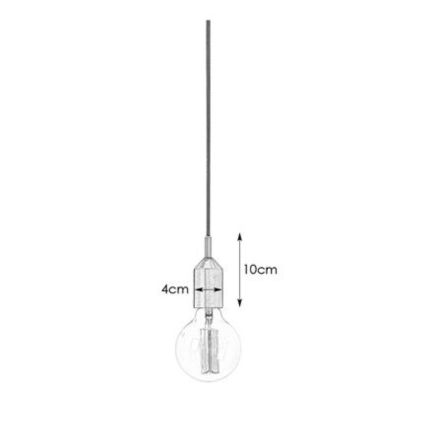 Markslöjd 108098 - Luster na sajli BRONX 1xE27/60W/230V bronca