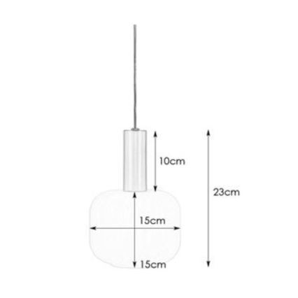 Markslöjd 108122 - Luster na sajli SOBER 1xE14/40W/230V mat krom