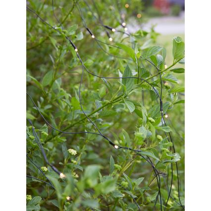 Markslöjd 108178 - LED vanjska božićna zavjesa GARDEN24 160xLED/24V 2x2m topla bijela