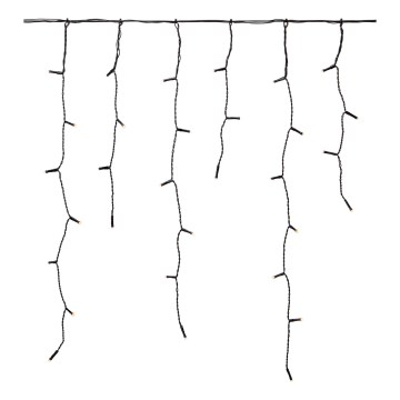 Markslöjd 108179 - LED vanjska božićna zavjesa GARDEN24 160xLED/24V 3,1m topla bijela