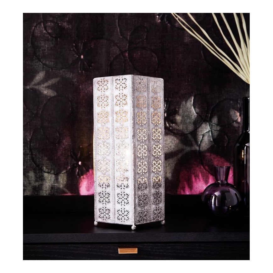 Markslöjd 108222 - Stolna lampa AGRA 1xE14/18W/230V siva