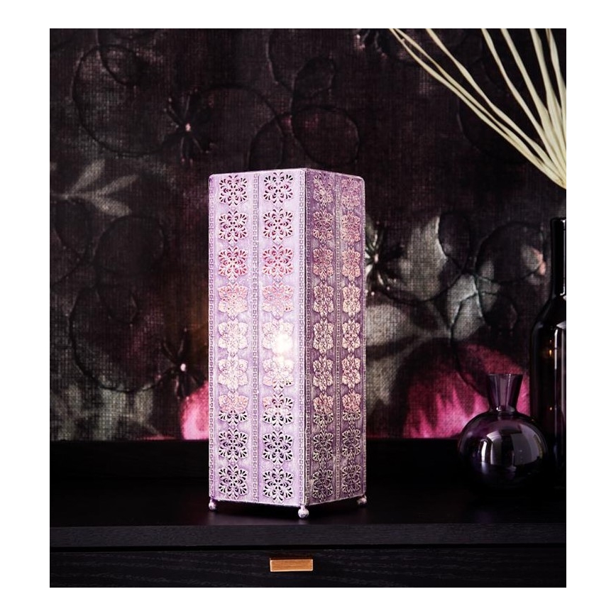 Markslöjd 108224 - Stolna lampa AGRA 1xE14/18W/230V ljubičasta