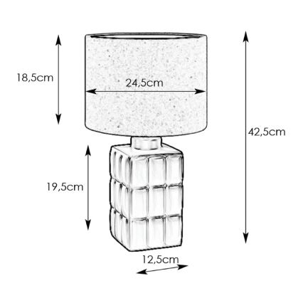 Markslöjd 108248 - Stolna lampa CUSCINI 1xE14/40W/230V