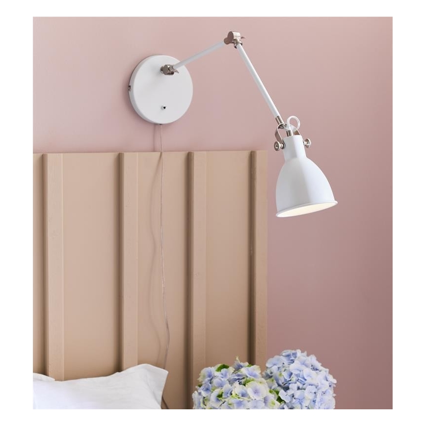 Markslöjd 108249 - Zidna lampa HOUSE 1xE14/40W/230V bijela