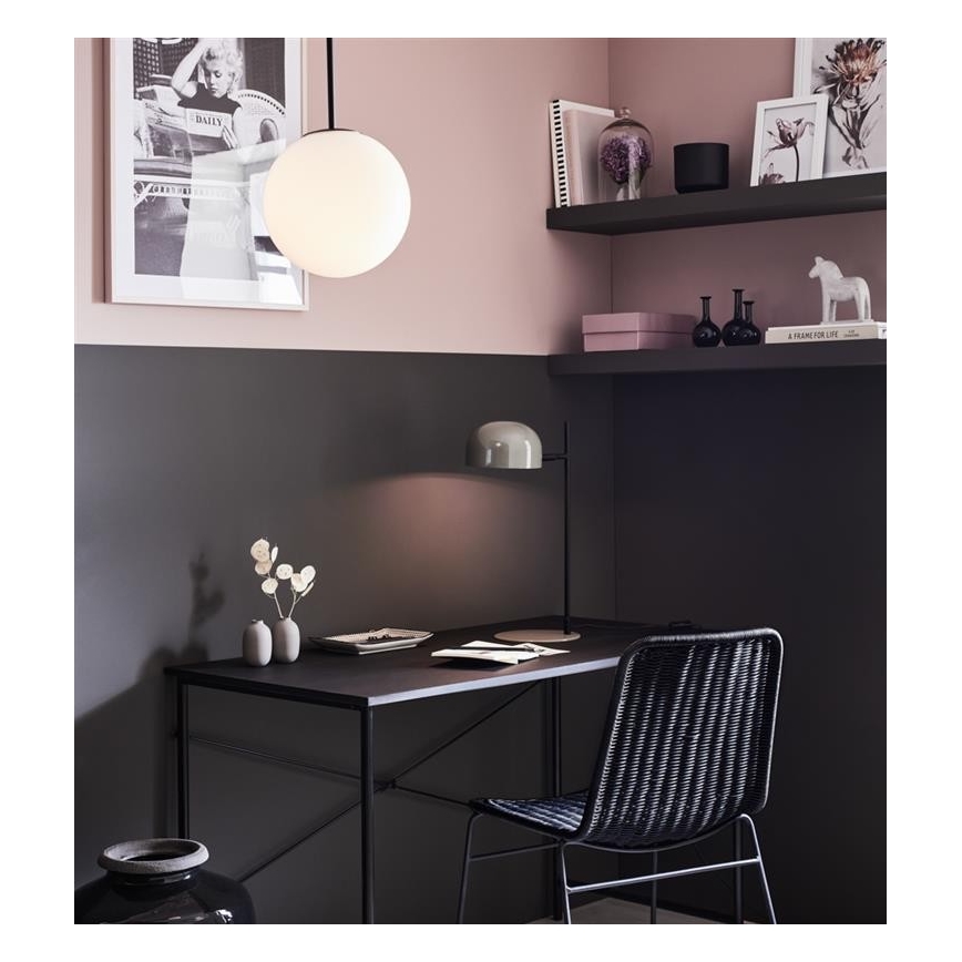 Markslöjd 108292 - Stolna lampa POSE 1xE14/25W/230V siva