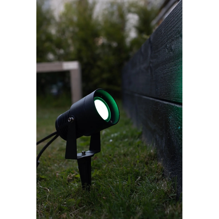 Markslöjd 108404 - LED RGBW vanjska svjetiljka GARDEN24 LED/6W/24V 30 cm IP44 crna