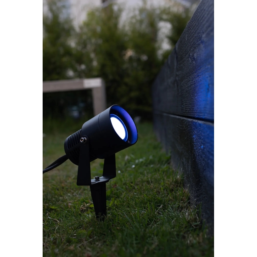 Markslöjd 108404 - LED RGBW vanjska svjetiljka GARDEN24 LED/6W/24V 30 cm IP44 crna