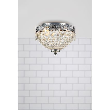 Markslöjd 108423 - Stropna svjetiljka JOLINE 2xE14/40W/230V mat krom