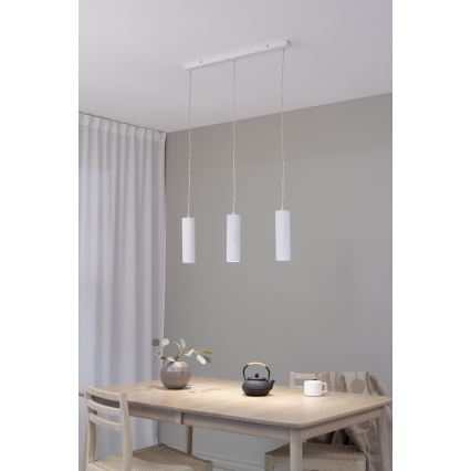 Markslöjd 108466 - Luster na sajli COSTILLA 3xGU10/7W/230V bijela