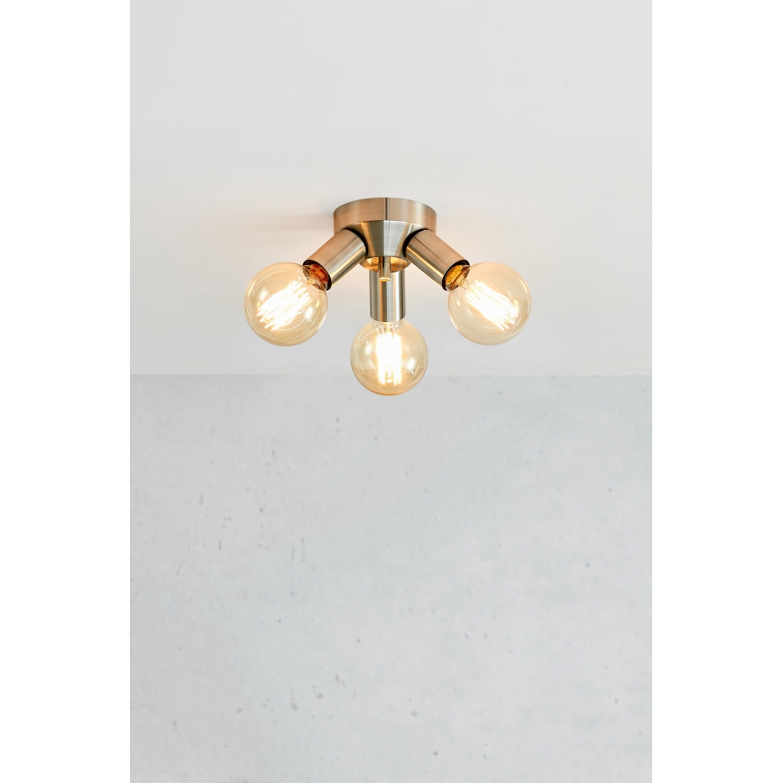 Markslöjd 108551 - Stropna svjetiljka MAZZO 3xE27/40W/230V mat krom