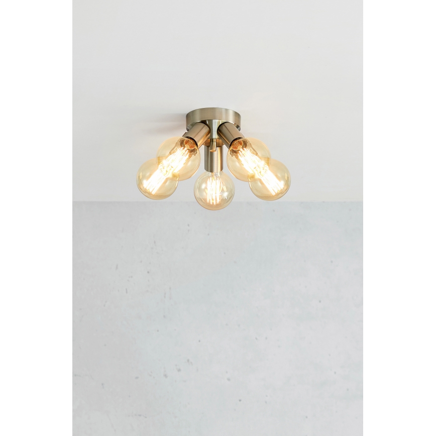 Markslöjd 108554 - Stropna svjetiljka MAZZO 5xE27/40W/230V mat krom