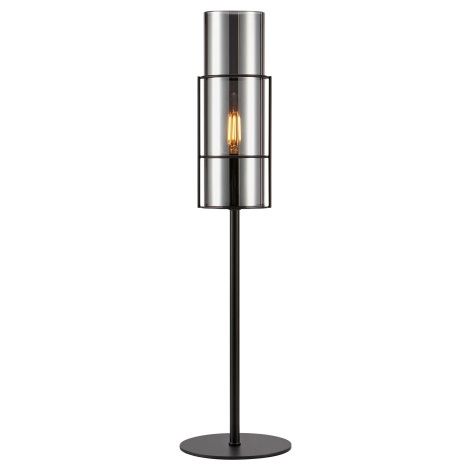 Markslöjd 108559 - Stolna lampa TUBO 1xE14/40W/230V 50 cm crna