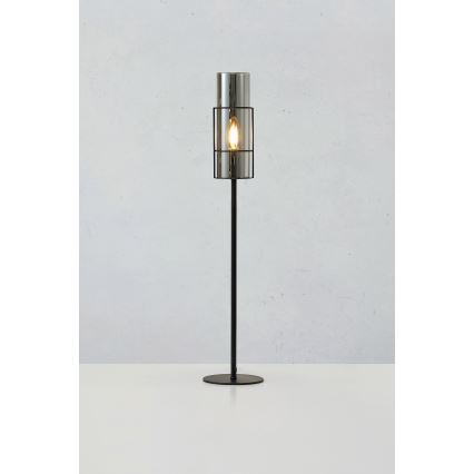 Markslöjd 108560 - Stolna lampa TORCIA 1xE14/40W/230V 65 cm crna