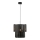 Markslöjd 108581 - Luster na sajli VIENTO 1xE27/40W/230V crna