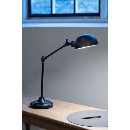 Markslöjd 108584 - Stolna lampa PORTLAND 1xE27/40W/230V crna