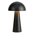 Markslöjd 108655 - LED prigušiva punjiva stolna svjetiljka FUNGI LED/1,5W/5V 2000 mAh IP44 crna