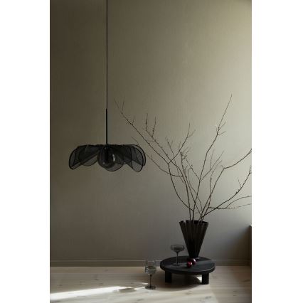 Markslöjd 108660 - Luster na sajli STYRKA 1xE27/40W/230V pr. 63 cm crna