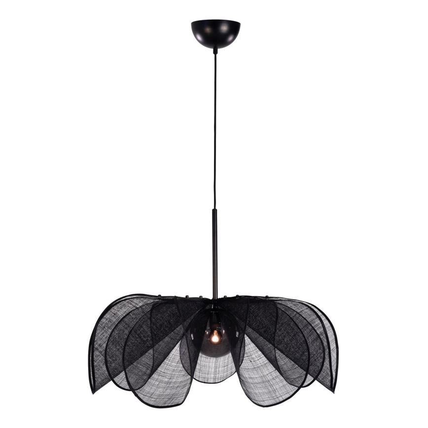 Markslöjd 108662 - Luster na sajli STYRKA 1xE27/40W/230V pr. 75 cm crna