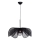 Markslöjd 108662 - Luster na sajli STYRKA 1xE27/40W/230V pr. 75 cm crna