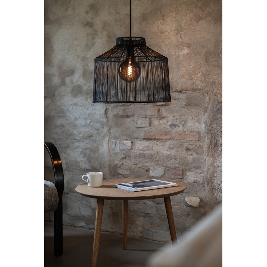 Markslöjd 108668 - Luster na sajli CAPANNA 1xE27/40W/230V crna