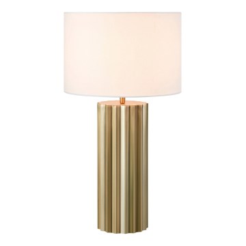 Markslöjd 108669 - Stolna lampa HASHIRA 1xE27/40W/230V bijela/mesing