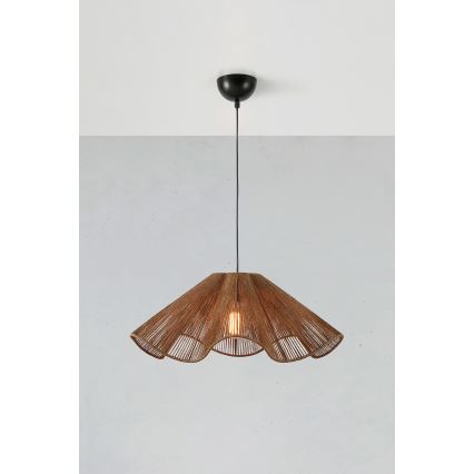 Markslöjd 108681 - Luster na sajli NAMI 1xE27/40W/230V smeđa