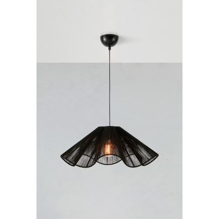 Markslöjd 108682 - Luster na sajli NAMI 1xE27/40W/230V crna
