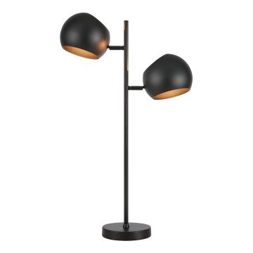 Markslöjd 108691 - Stolna lampa EDGAR 2xE14/40W/230V crna