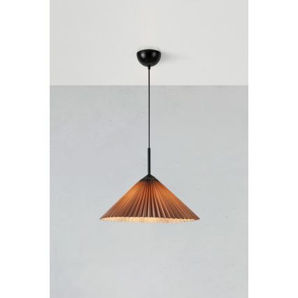 Markslöjd 108709 - Luster na sajli PLISADO 1xE27/40W/230V pr. 50 cm siva
