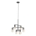 Markslöjd 108717 - Luster na sajli CIELO 6xE27/40W/230V crna