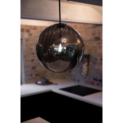 Markslöjd 108762 - Luster na sajli FENGARI 1xE14/40W/230V crna