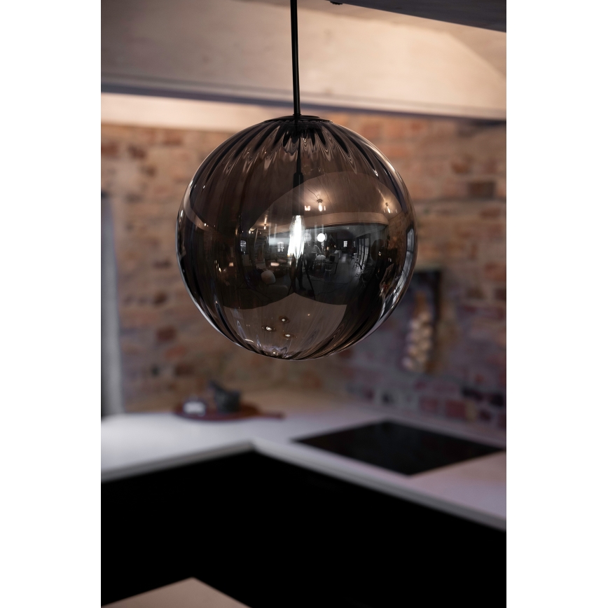 Markslöjd 108762 - Luster na sajli FENGARI 1xE14/40W/230V crna