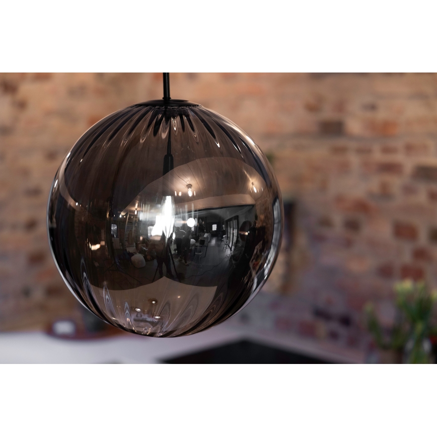 Markslöjd 108762 - Luster na sajli FENGARI 1xE14/40W/230V crna