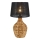 Markslöjd 108770 - Stolna lampa PAGLIA 1xE27/40W/230V crna/ratan