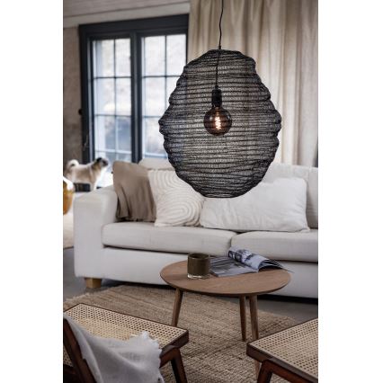 Markslöjd 108772 - Luster na sajli TAZZA 1xE27/40W/230V crna