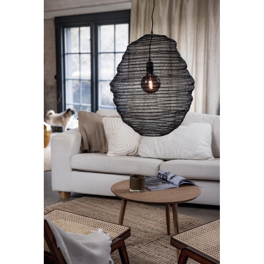Markslöjd 108772 - Luster na sajli TAZZA 1xE27/40W/230V crna