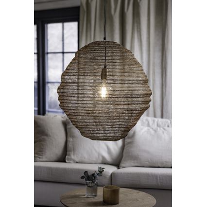 Markslöjd 108773 - Luster na sajli TAZZA 1xE27/40W/230V zlatna