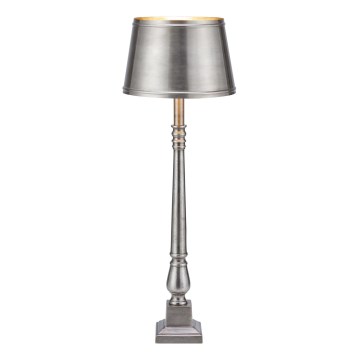 Markslöjd 108775 - Stolna lampa METALLO 1xE27/40W/230V mat krom