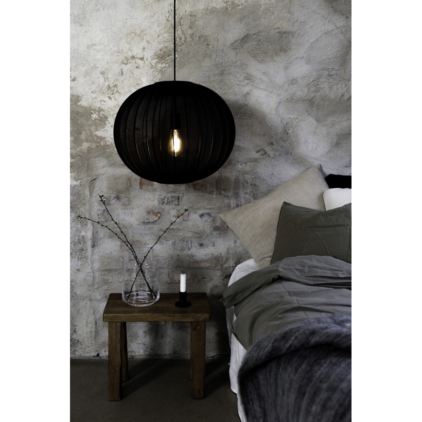 Markslöjd 108791 - Luster na sajli FORENCE 1xE27/40W/230V pr. 50 cm crna