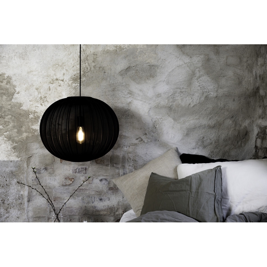 Markslöjd 108791 - Luster na sajli FORENCE 1xE27/40W/230V pr. 50 cm crna