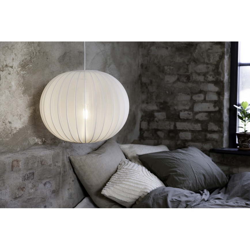Markslöjd 108792 - Luster na sajli FORENCE 1xE27/40W/230V pr. 50 cm bijela