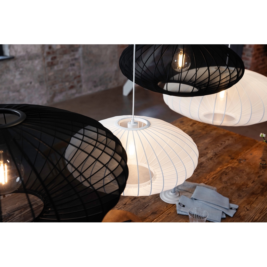 Markslöjd 108793 - Luster na sajli FORENCE 1xE27/40W/230V pr. 60 cm crna